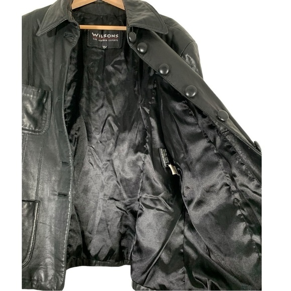 Vintage Wilsons Leather Jacket Size Large - Picture 10 of 13